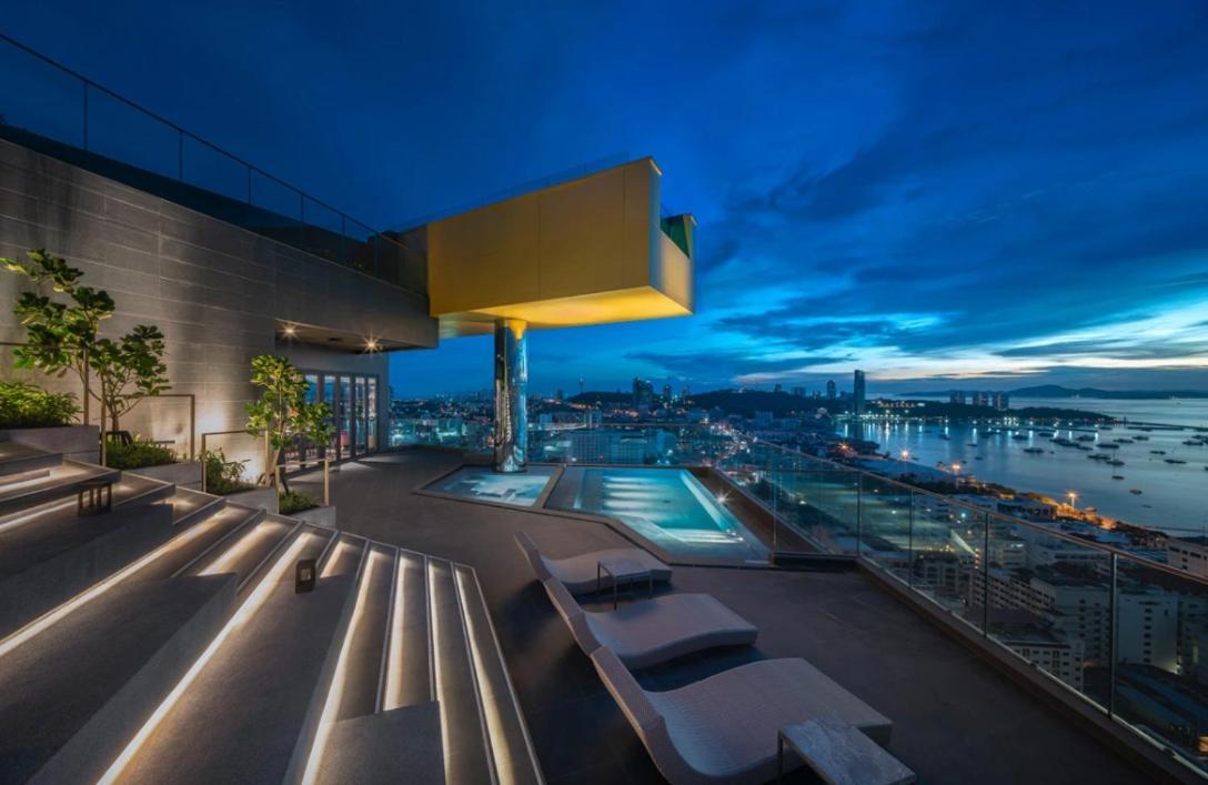 The Edge Central Pattaya Seaview With Infinity Pool & Free Netflix Exteriér fotografie